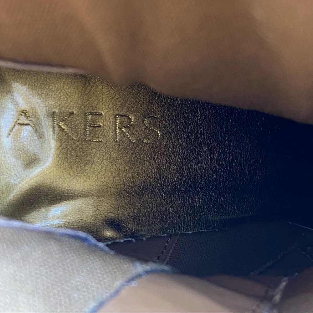 Bakers- Camel Suede Snake Print Slouch platform bootie 8.5 - Picture 9 of 9